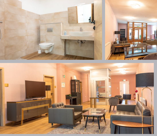 Helle und barrierefreie Räume der Intensivpflege-Wohngemeinschaft Maria Schnee